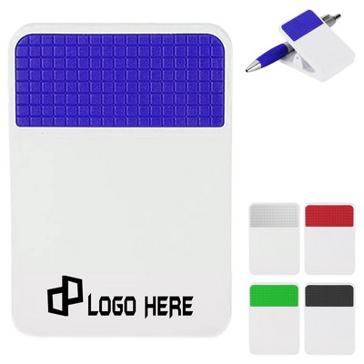 Fridge Magnetic Memo Clip W/ Ballpoint Pen