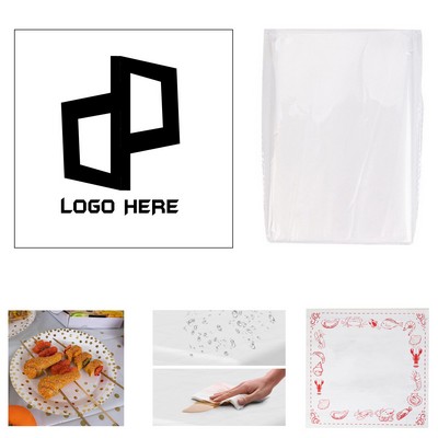 24 X 24" Disposable Seafood Tablecloth W/ Packing Bag