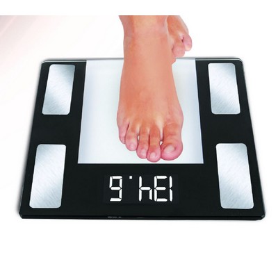 Health, Beauty & Fitness Vivitar Body Analysis Digital Bathroom Scale - Clear