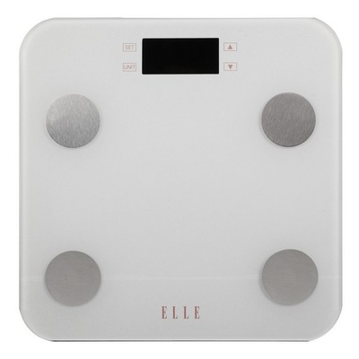 Health, Beauty & Fitness Elle Digital Bathroom Scale - Glitter White