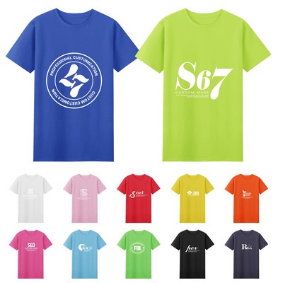 Cotton T-Shirt With Round Neck