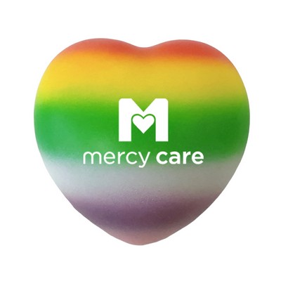 Rainbow Heart Stress Reliever