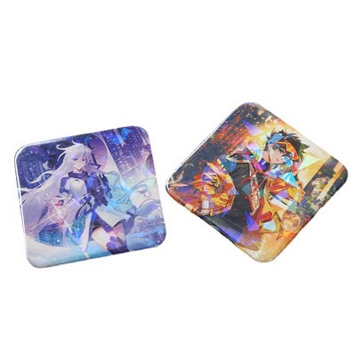 Square Tinplate Badge