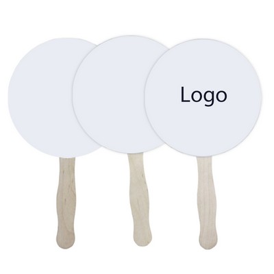 Double-sided Round Hand Fan