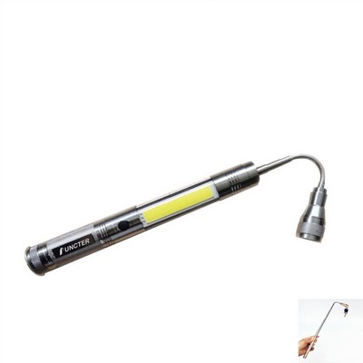 COB+3 LED Magnetic Bendable Inspection Light Dual Magnet Work Light Corner Picker