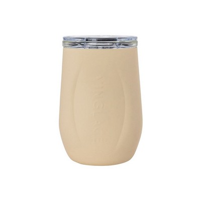 (Color:Sand) Glass Lined Wine Glass