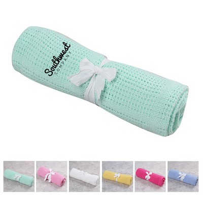 Cellular Cotton Blanket