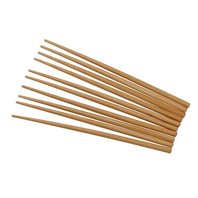 KitchenSupply Joyce Chen - Reusable Burnished Bamboo Chopsticks Set, 5 Pair