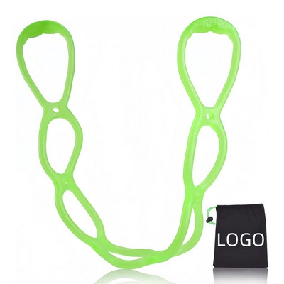 Multi Ring Resistance Bands For Yoga Pilates Stretching