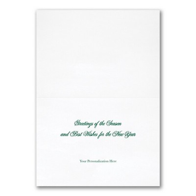 Rustic Holiday Greetings Card