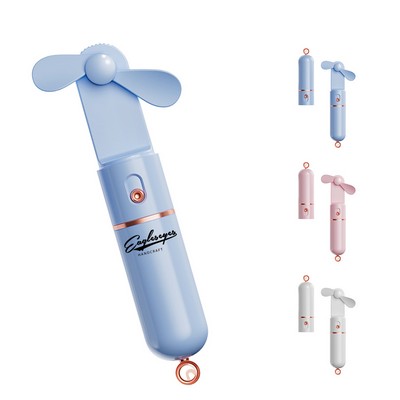 Rechargeable Mini Handheld Fan with 1200Mah Power Bank