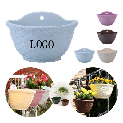 Plastics Wall-Mounted Flower Pot