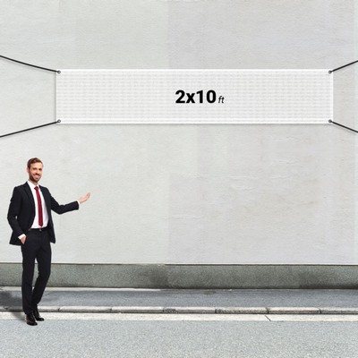 Custom 2' X 10' Mesh Banners