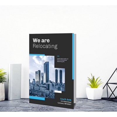 Folded Change Of Address Cards - 8.5" x 5.5" (Folds to 4.25" x 5.5")