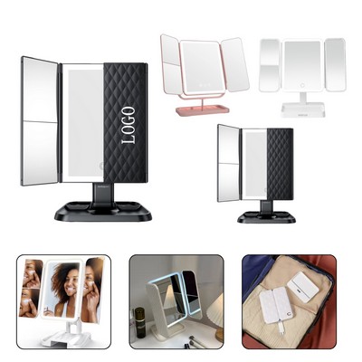 LED Makeup Mirror Travel Kit
