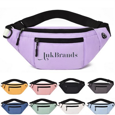 Large Crossbody Sports Fanny Pack Bag