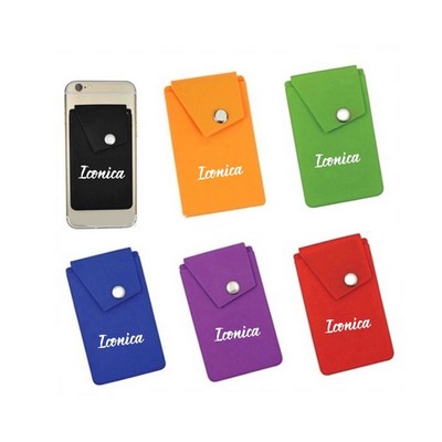 Silicone Phone Kickstand Wallet