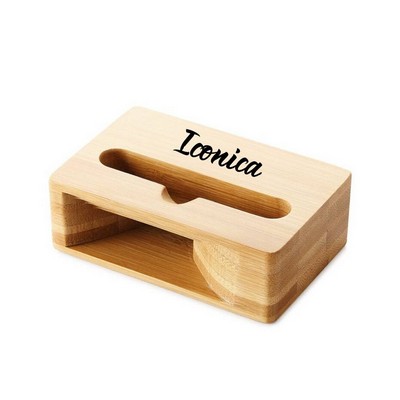 Mobile Phone Wooden Bracket And Loudspeaker