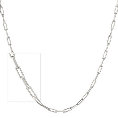 Jilco Inc Classic Paperclip Link Chain - Sterling Silver