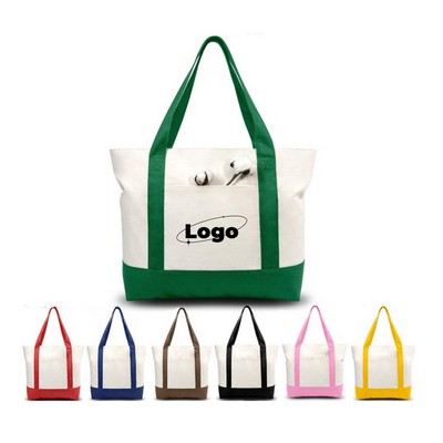 Large Capacity Fashionable Shopping Canvas Tote Bag