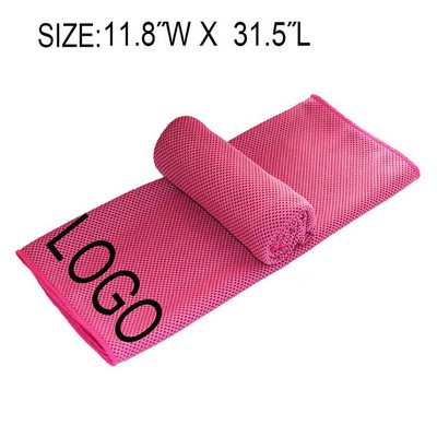 Ultra-fine Fiber Outdoor Ice-cold Towel with Super Strong Sweat Absorption Ability 32" x 12"
