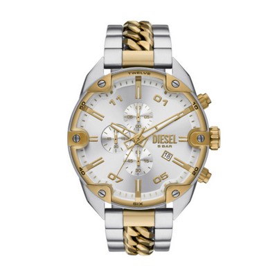 Diesel Spiked Chronograph Two-Tone Stainless Steel Watch