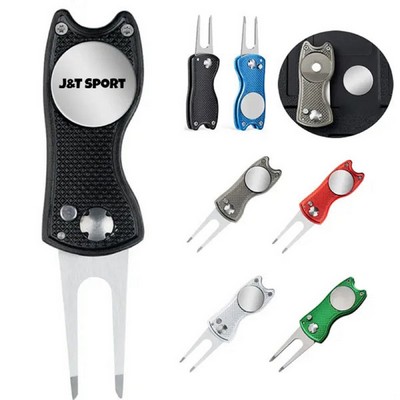 Golf Divot Repair Tool Ball Markers