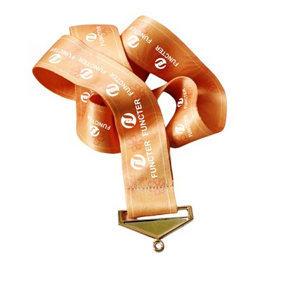 Metal Buckle Lanyard With Flower