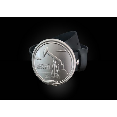 Matte Silver Metal Buckle