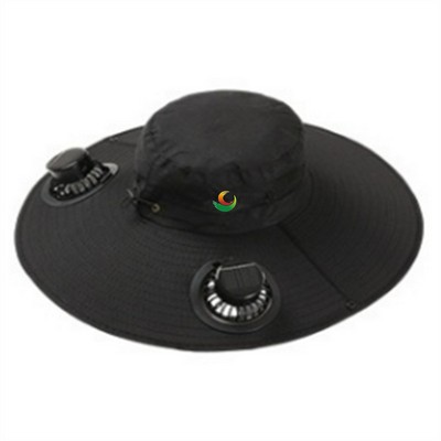 Hat with Solar Fans Built