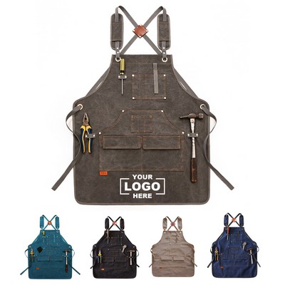 Waxed Canvas Gardening Apron