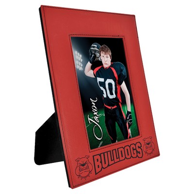 5" x 7" Red Leatherette Photo Frame