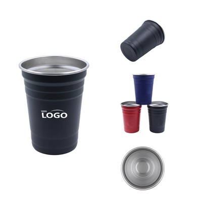 18 oz Stainless Steel Metal Cup