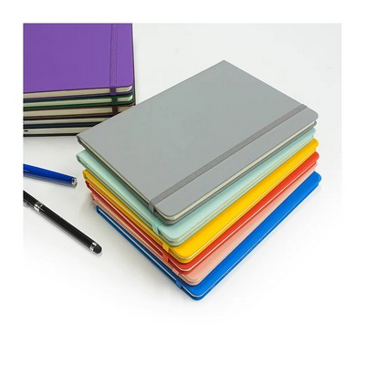 Wholesale A5 Hardcover Notebook Custom School Colorful PU Leather Diary Plan Notebook