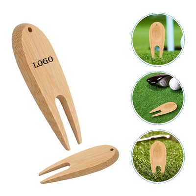 Bamboo Golf Divot Repair Tool