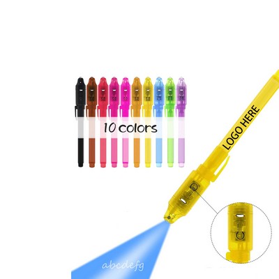 UV Light Secret Ink Pen