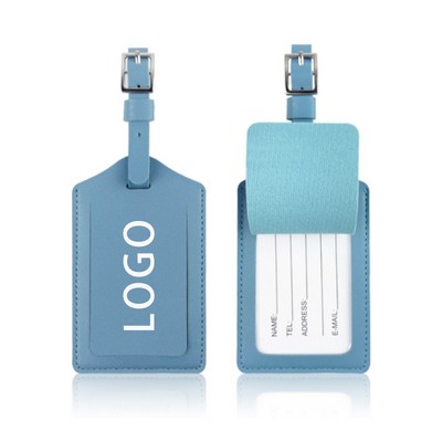 Premium PU Privacy Protection Travel Tag with Info Card