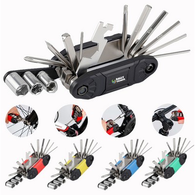 Portable Multi-Function Bike Tool Kit