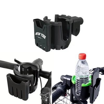 Bicycle bottle holder with phone slot