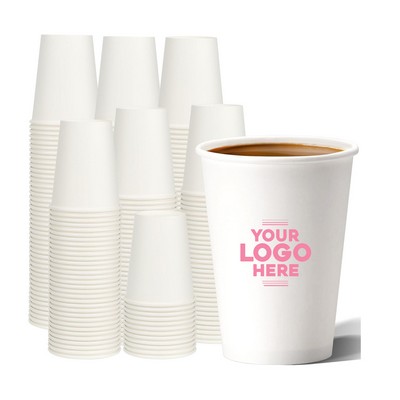 Disposable Paper Coffee Cups 12 oz