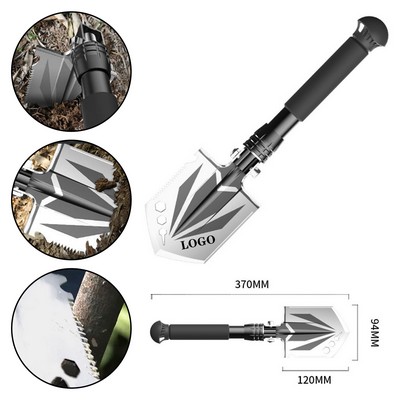 Camping Shovel Foldable Entrenching Tool Multitool Collapsible Spade