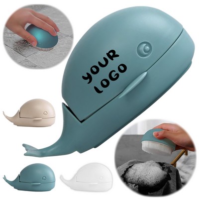 Custom Cute Whale Shaped Scrub Brush