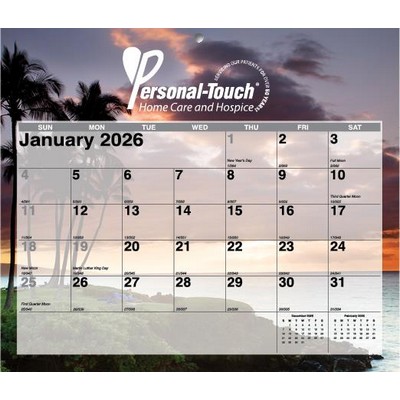 Mini Tear-Off Sheet Calendar - American Coast