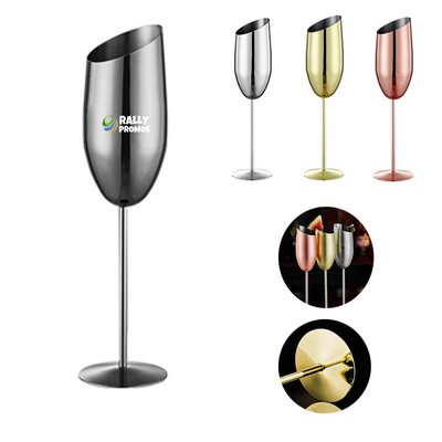 Stainless Steel Champagne Flutes