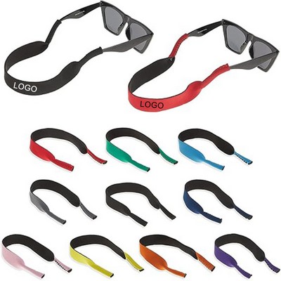 Multicolor Neoprene Eyeglass Strap w/Screen Print