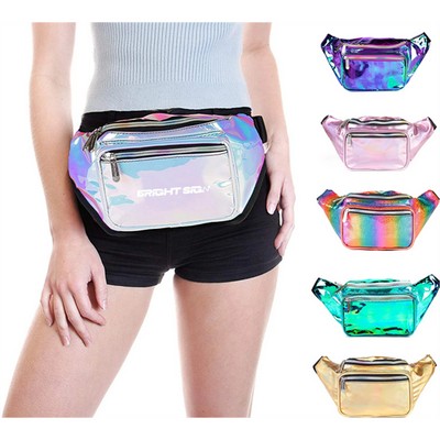 Waterproof Holographic Rave Belt Bag