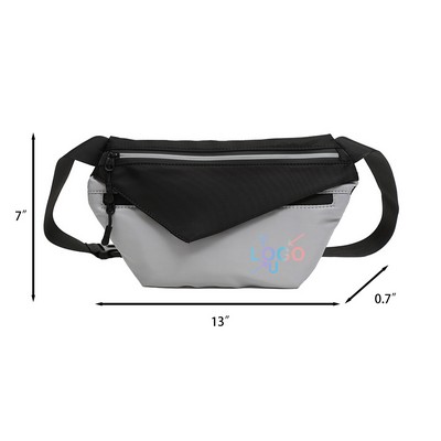 Reflective Oxford Belt Bag