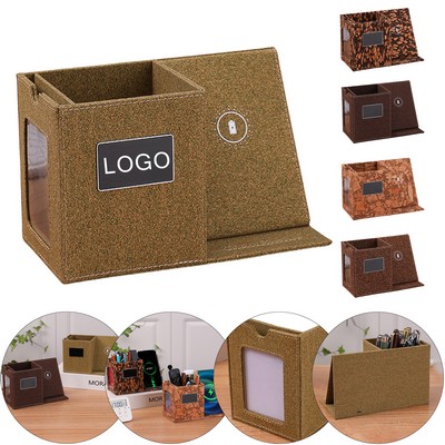 Multifunctional Wireless Charging Glowing Pen Holder and Desk Organizer