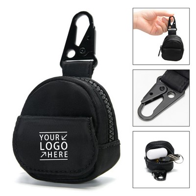 Portable Oxford Coin Purse w/Clip