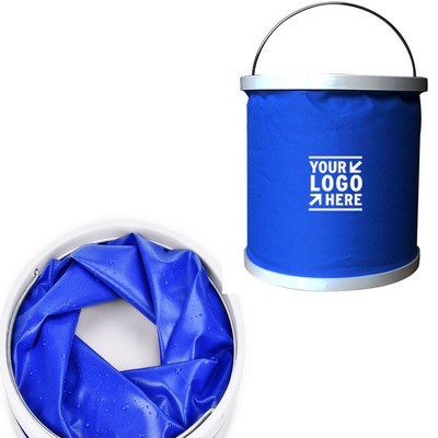 Large 11L Portable Folding Water Bucket with Handle